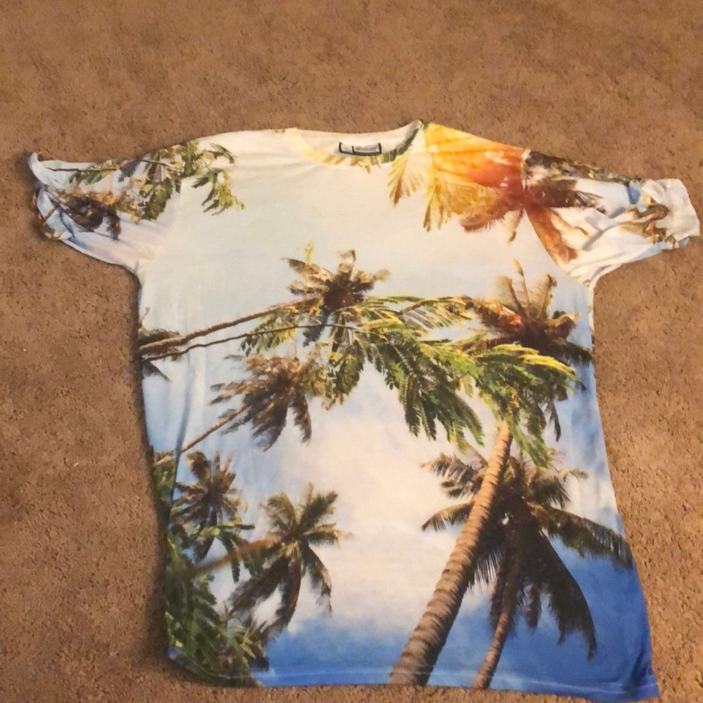 XL Men’s Palm Tree HD T-Shirt